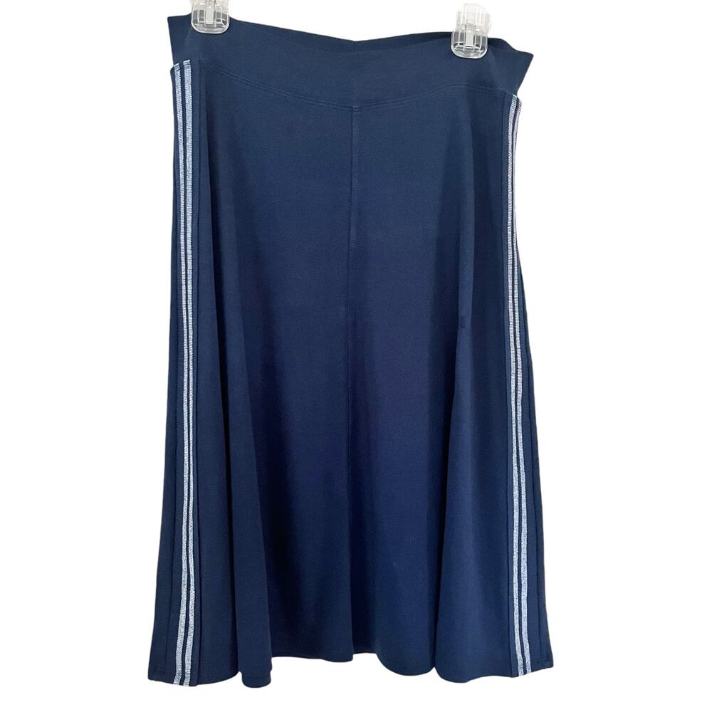 Hard Tail Navy Blue A-Line skirt with Side Stripes size XL